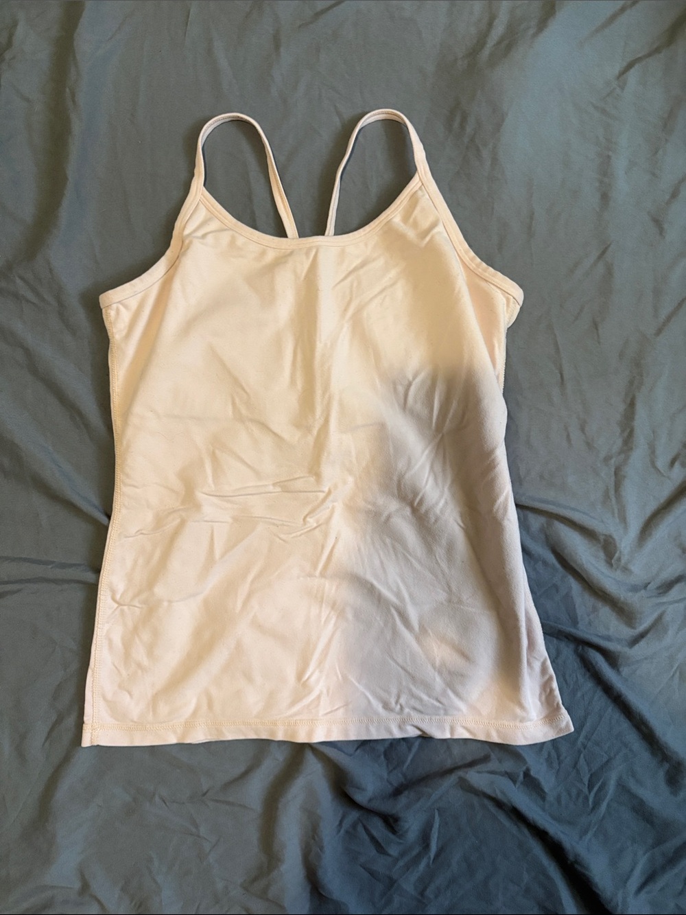lululemon athletica Cream Double-Strap Performance Tank